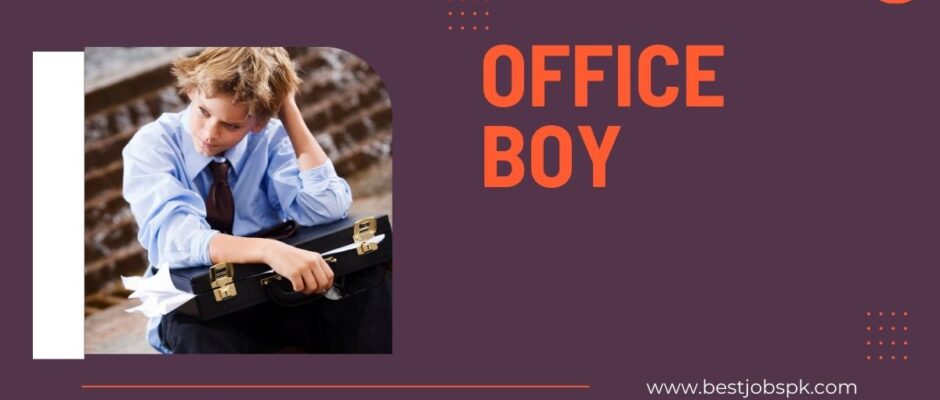 Office Boy Required for Dubai