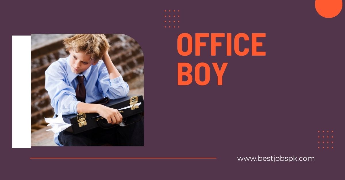 Office Boy Required for Dubai