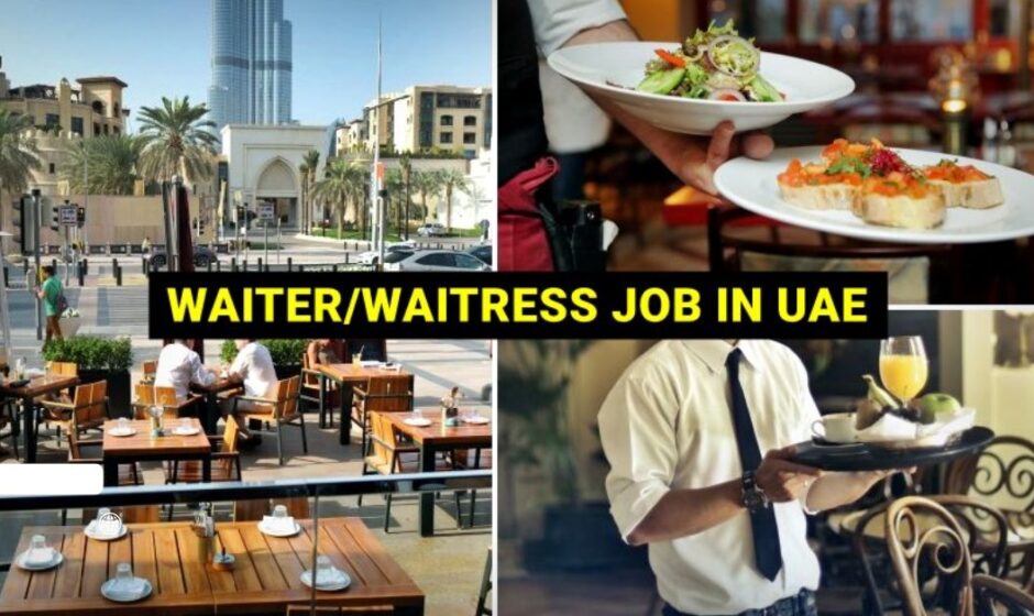 Waiter/ Waitress jobs in Dubai